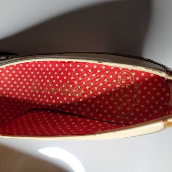 Museum Quality 1930s Patent Leather Owl face Detail pump shoe size 6.5 - Picture 5 of 16